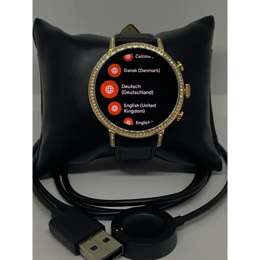 Fossil Gen 4 Authentic Digital Dial Smart Watch Custom Band FTW6011 QT505